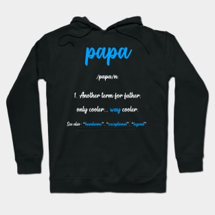 Funny Dad Papa Definition Hoodie